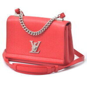 Louis Vuitton Lockme Shoulder Bag Ruby
